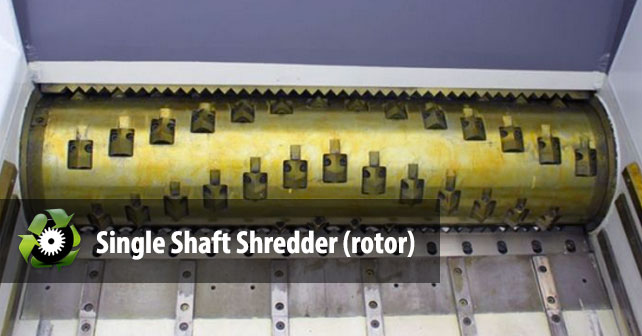 single-shaft-shredder-rotor
