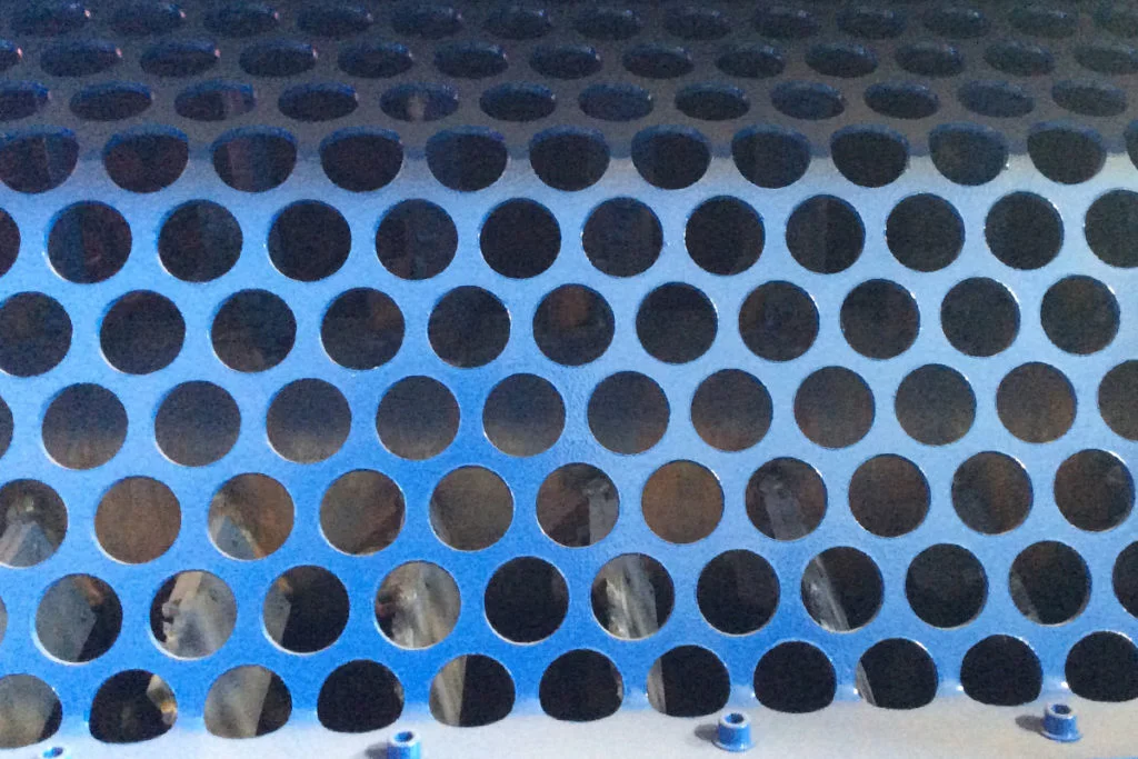 wet debaler interior view